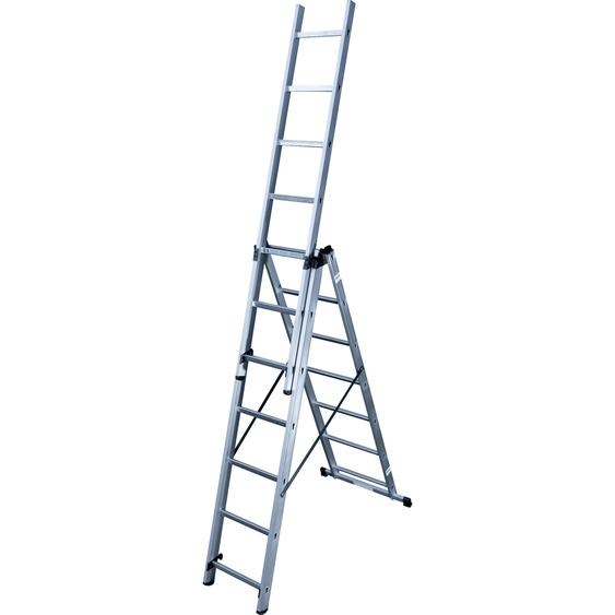 Echelle transformable 3 plans HAILO 3 x 7 échelons