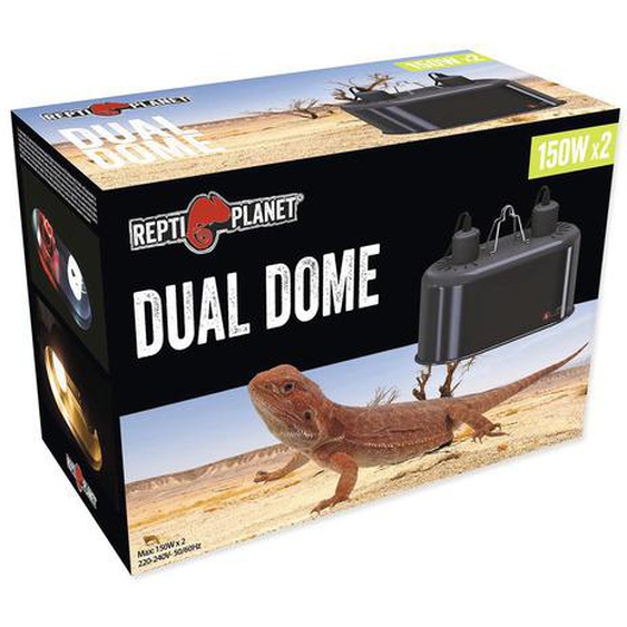 Eclairage de terrarium Repti Planet Dual Dome 2x150W