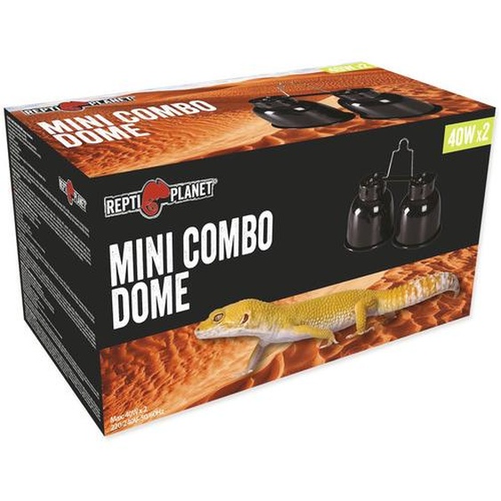 Eclairage de terrarium Repti Planet Dual Mini Combo Dome 2x40W