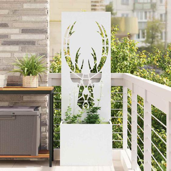 Écran de confidentialité de jardin Blanc 50 x 140 cm