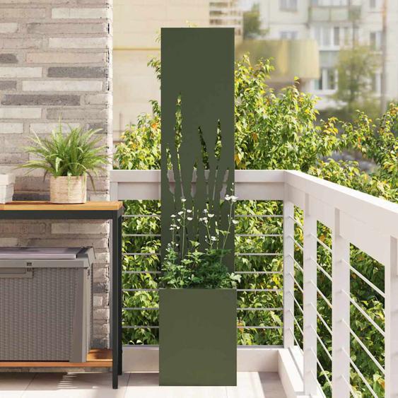 Écran de confidentialité de jardin Vert olive 32 x 140 cm