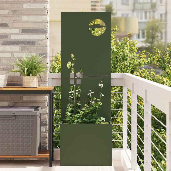 Écran de confidentialité de jardin Vert olive 50 x 140 cm