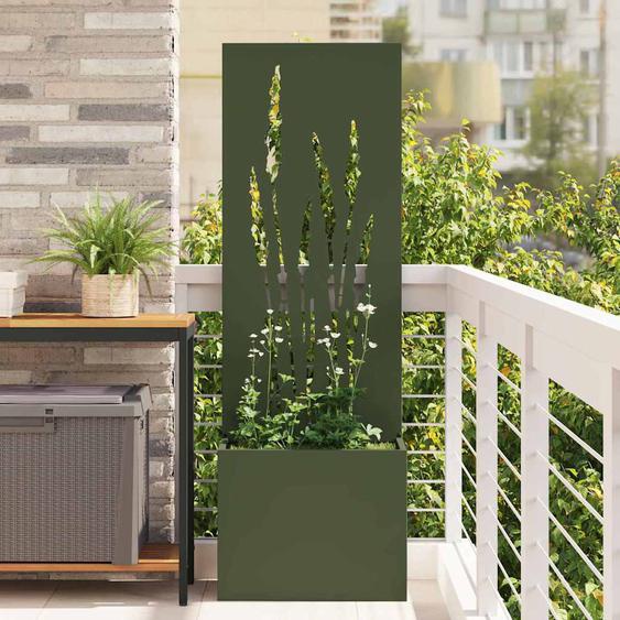 Écran de confidentialité de jardin Vert olive 50 x 140 cm