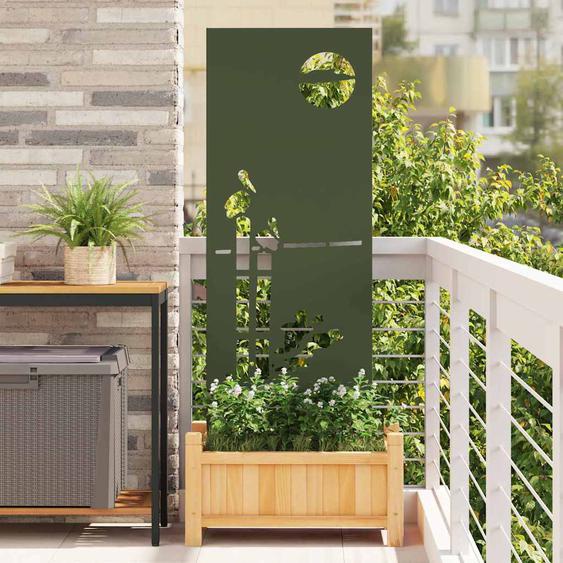 Écran de confidentialité de jardin Vert olive 50 x 140 cm