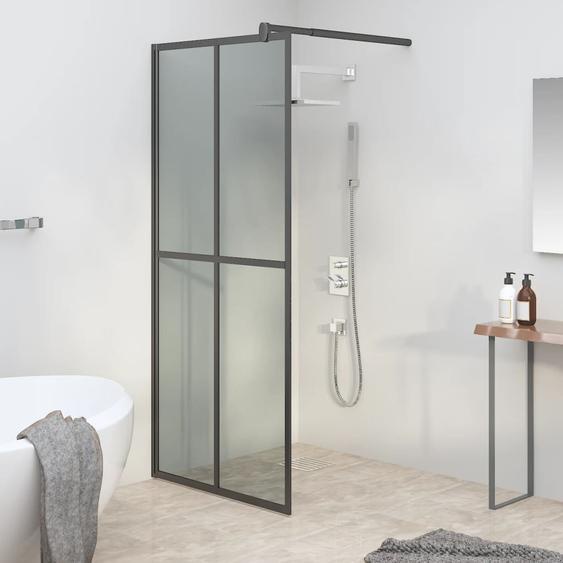 Écran de douche 80x195 cm Verre trempé foncé