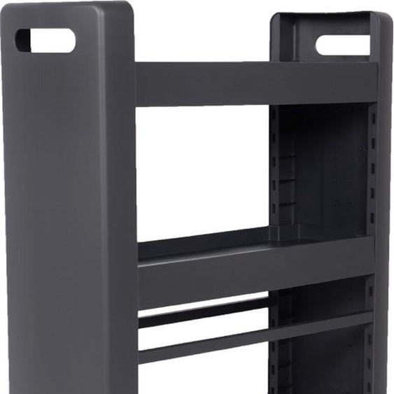 EDA 010495 G.ANT EDA Chariot de présentation MOBILO DESSERTE, 3 étagères, PP, anthracite
