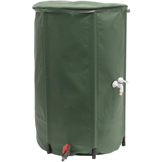 EDA 010982 V.CA EDA Tonneau de pluie RÉCUPO, diamètre : 600 mm, vert, 250 litres