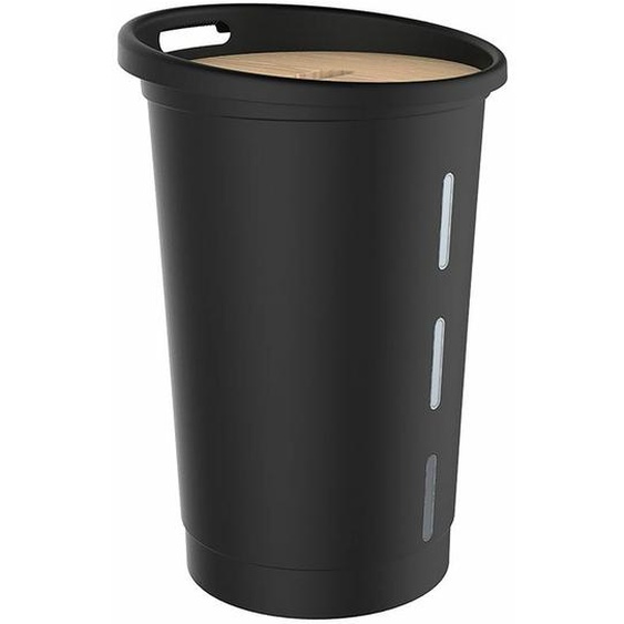 EDA - Coffre à granulés pour 25 kg de pellets Jura Montania - ø 39,7 x 60,5 cm