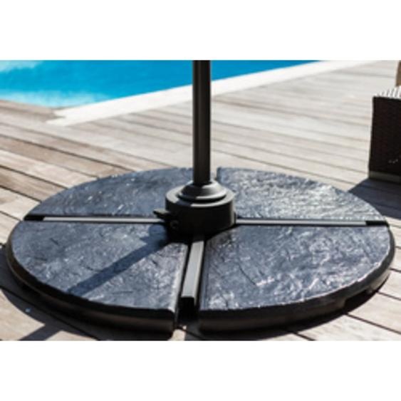 Lest en béton pour parasol, 18 kg, gris foncé