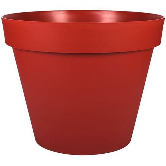 EDA - Pot de fleur rond Toscane - o 60 x h 47 cm - 76 l - Rouge rubis
