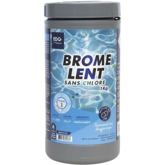 Brome Spa Et Piscine - Pastille 20G - Boite 1 kg EDG Désinfection Lente Et Permanente Sans Chlore
