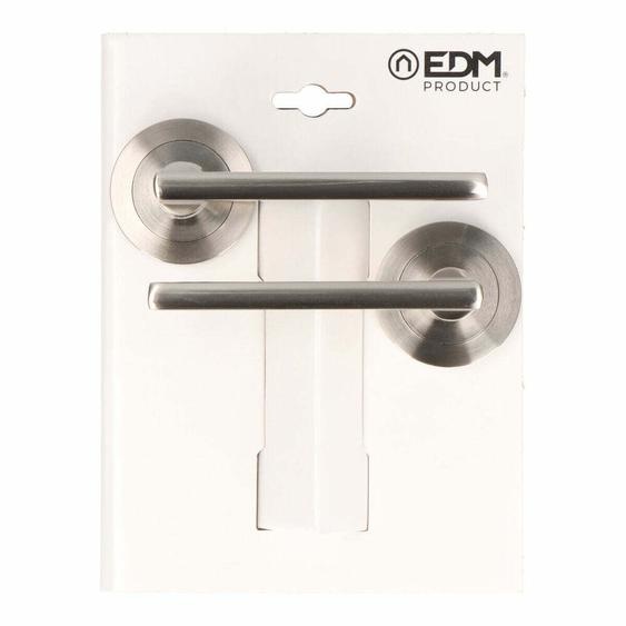 EDM Poignée avec rosace 606 Aluminium Ø 50 mm