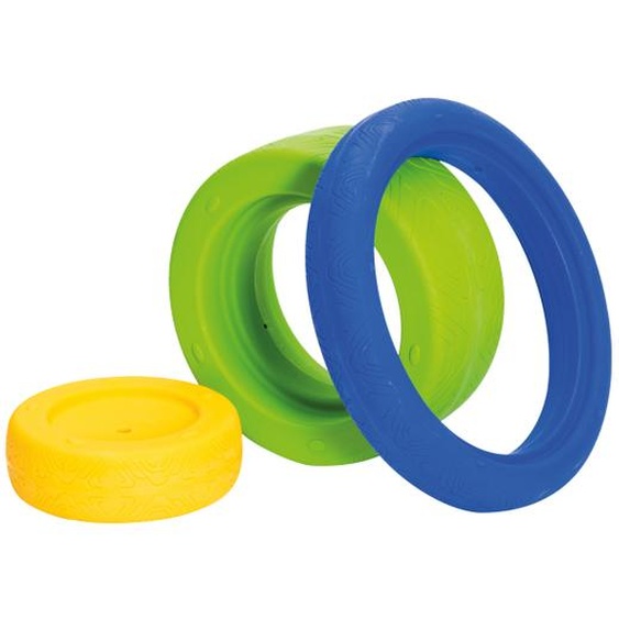 EDUPLAY 170313 Cerceau de motricité, plastique, Ø 40 cm, Ø 60 cm, Ø 76 cm, multicolore, 3 pièces (1 set)