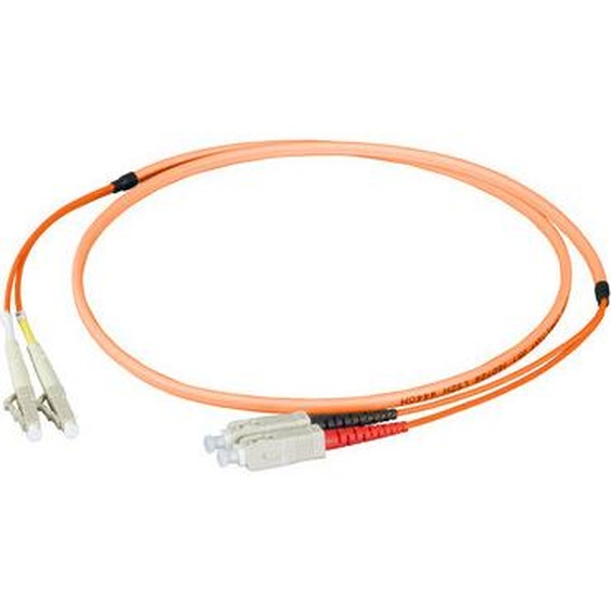 EFB-Elektronik Cavalier duplex LC-SC 50/125µ, OM2, LSZH,orange, Flat Twin 3x5mm, 20m Fabricant : EFB Elektronik (O0320FT.20)