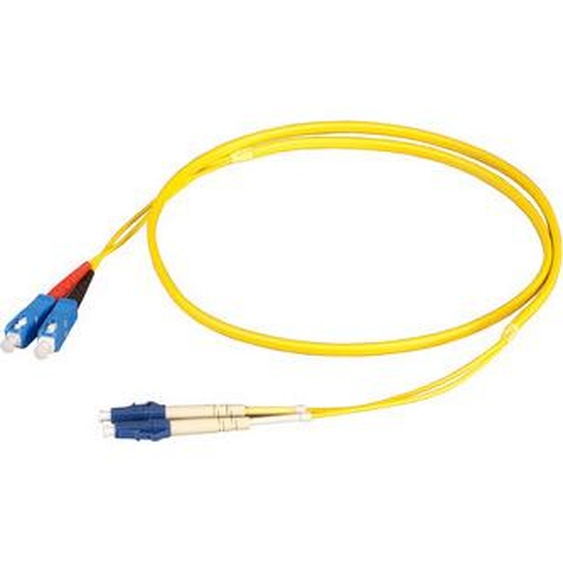 EFB-Elektronik Cavalier duplex LC-SC 9/125µ, OS2, LSZH,jaune, Flat Twin 3x5mm, 40m Fabricant : EFB Elektronik (O0360FT.40)