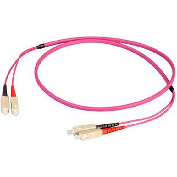 EFB-Elektronik Cavalier duplex SC-SC 50/125µ, OM4, LSZH,erika violet, Flat Twin 3x5mm, 15m Fabricant : EFB Elektronik (O0318FT.15)