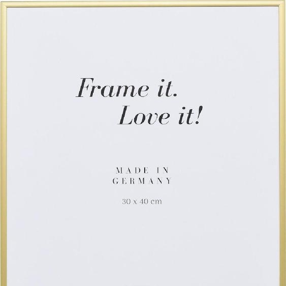 Effect cadre photo aluminium Quadro 20x28 cm or verre musée