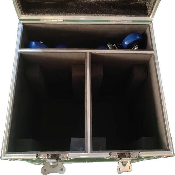 Effet projecteur de scène, zoom RGBW,DMX, Flight case uniquement, prise UE