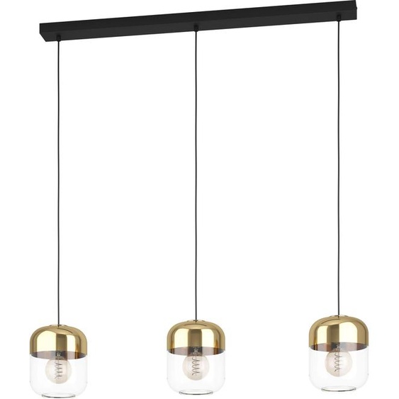 Eglo 900551 MARYVILLA E27 triple lampe à suspendre 870x170mm noir or