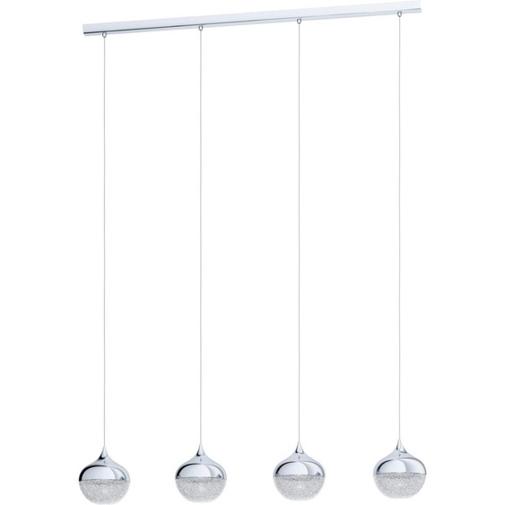 Eglo 98628 MIOGLIA 1 E14 Suspension quadruple 975x150mm Chrome Granille Blanc
