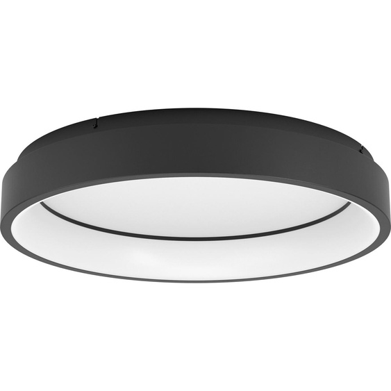 Eglo Connect LED Plafonnier Marghera-Z noir Ø 60 cm dimmable, ww-kw