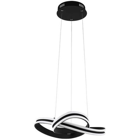 Eglo LED Suspension Corredera noir 50 x 210 cm blanc chaud