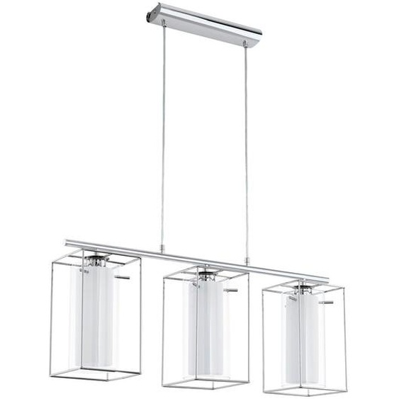 EGLO Suspension Loncino 1 chrome/blanc 94378