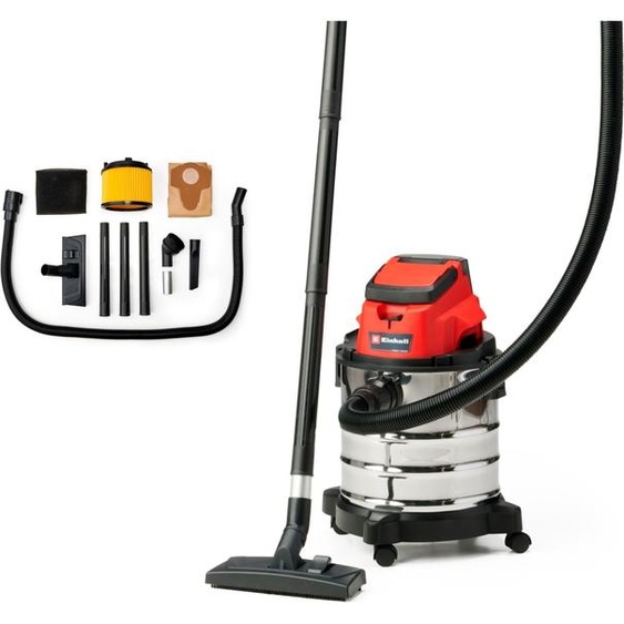 Einhell Aspirateur eau et poussière sans fil TC-VC 18/20 Li S-Solo