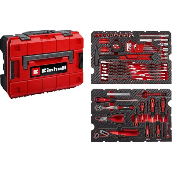 Einhell Coffret à outils 80 pcs. E-CASE