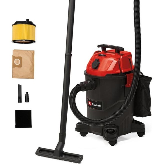Aspirateur eau/poussière TC-VC 1825 A - 1250W - cuve plastique 25L - prise asservie - soufflerie
