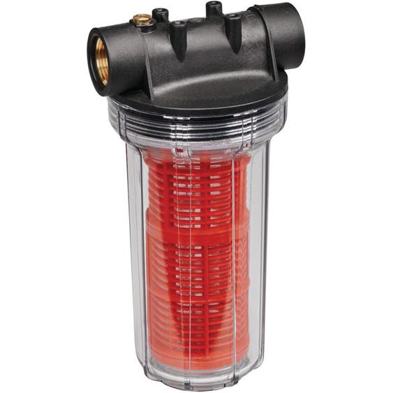 Filtre Anti-sable 25 cm pour pompe à eau, avec cartouche (filetage laiton, 2 raccords de connexion R1, 25 cm) - Einhell