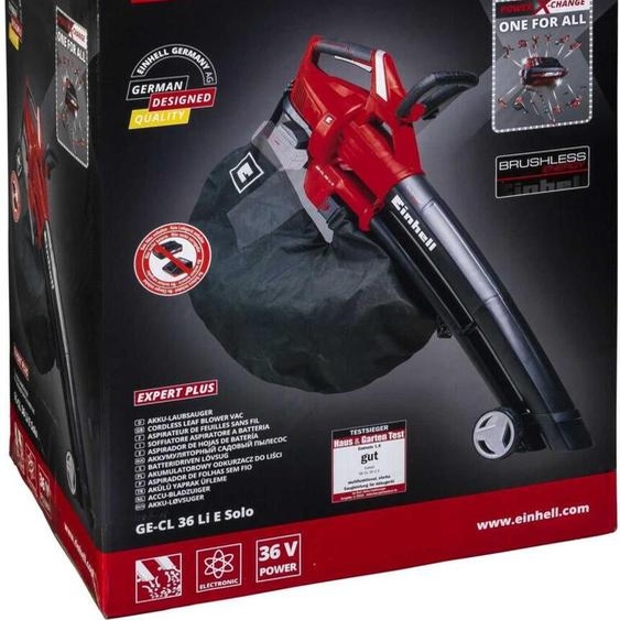 Einhell Power X-Change Aspirateur à feuilles sans fil GE-CL 36 Li E-Solo