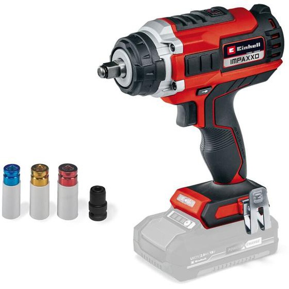 Einhell - Professional Boulonneuse sans fil impaxxo 18/450 Power X-Change (18 v, 450 Nm, engrenage à 3 vitesses, moteur sans charbon) Livrée sans