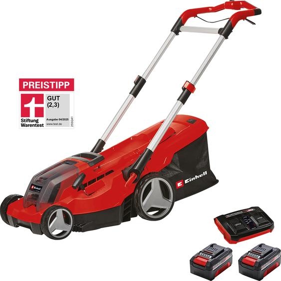 Einhell Professional cordless lawn mower GP-CM 36/450 3413292 (red/black, 2x Li-ion battery 4.0Ah)