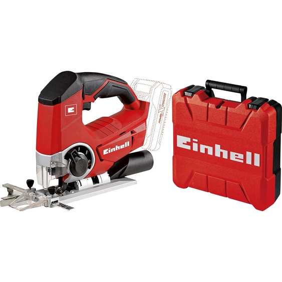 EINHELL Scie sauteuse sans fil 4321200, TE-JS 18/80 Li Solo + E-Box Mallette S35