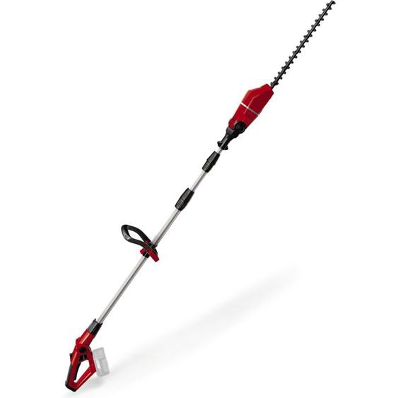 Einhell Taille-haies télescopique sans fil GE HH 18/45 Li-Solo (18V, principal Poignée en T 4 et moteur Tête inclinable 7 vitesses) Livré sans