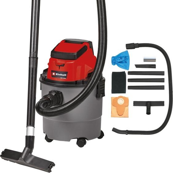 Einhell TC-VC 18/15 Li-Solo 15 L Aspirateur de fûts Dry&wet Sac à poussière