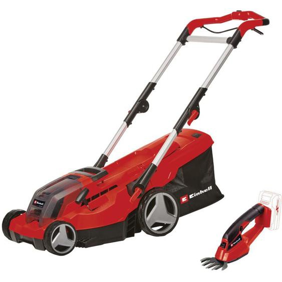 Tondeuse à gazon sans fil ge-cm 36/37 Li + Cisaille à gazon sans fil ge-cg 18/1 Li Power X-Change (18 v, largeur de coupe 37 cm) Livré avec 2