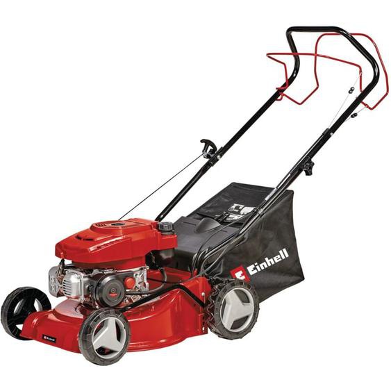 Einhell Tondeuse à gazon thermique GC-PM 40/2 S (132cc, surfaces jusquà 1 000 m², Largeur de coupe 40 cm)
