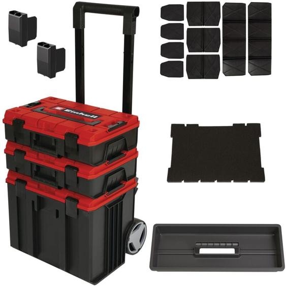 Einhell - Tour de coffrets de rangement E-Case Tower (120 kg max, pour le rangement modulable déquipements sensibles)
