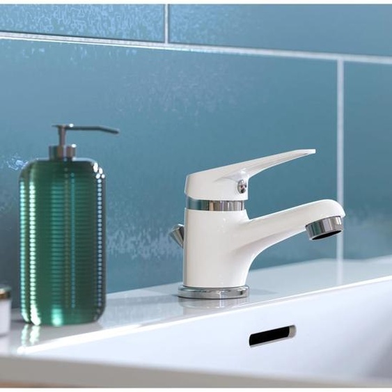 EISL Mitigeur de lavabo SPEED blanc