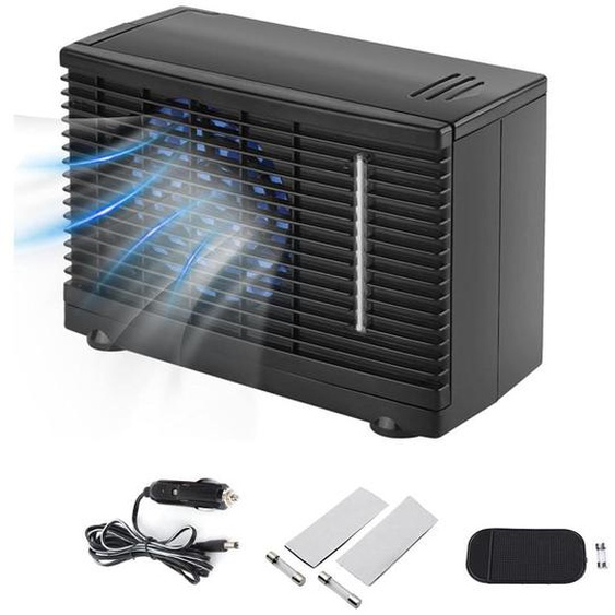 Ej.life - 12V Portable Climatiseur Refroidisseur avec Vitesses Réglables Mini Universel Voiture Ventilateur De Refroidissement pour la Maison Camping