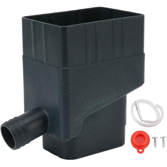 Ej.life - Système de récupération deau de pluie, kit de dérivation de tuyau de descente professionnel résistant aux uv pour les jardins extérieurs,