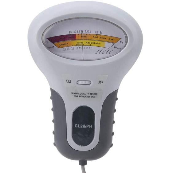 Ej.life - Testeur de Chlore et de pH CL2,Testeur Numérique lcd Multifonction,Testeur de Niveau de Chlore avec Sonde,Pour La Piscine et Le Spa