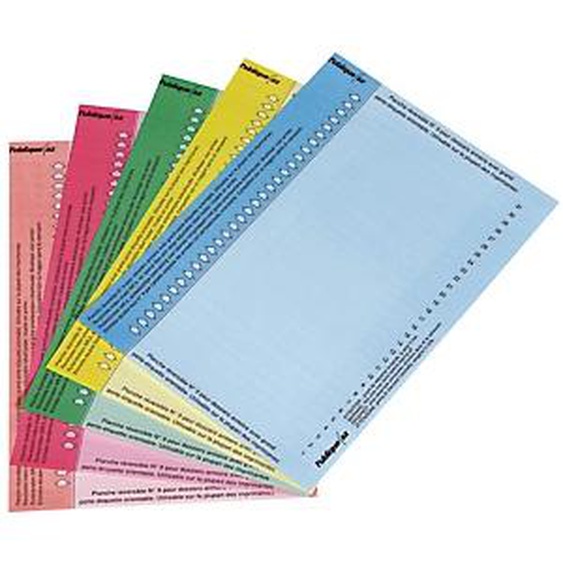 Elba Étiquette pour dossiers suspendus n°9 - Armoires - Sachet de 10 planches