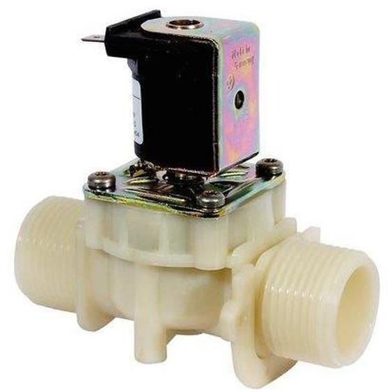 Electrovanne 12 V mâle-mâle 3/4 pour WC Tempomatic DELABIE 429101