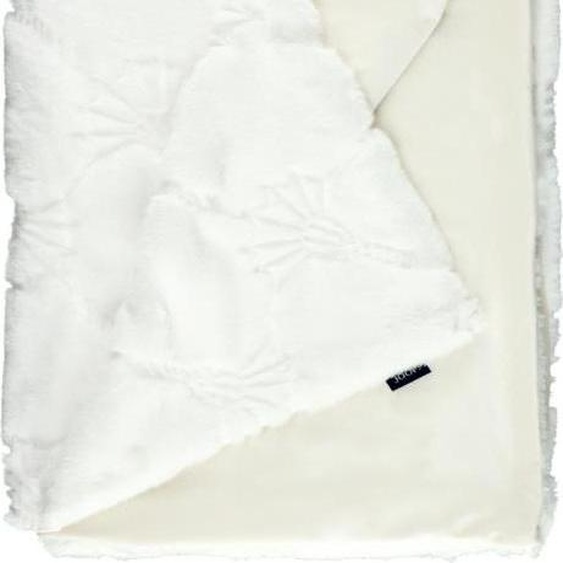 Élégant plaid bleuet blanc 130 x 170 cm, JOOP