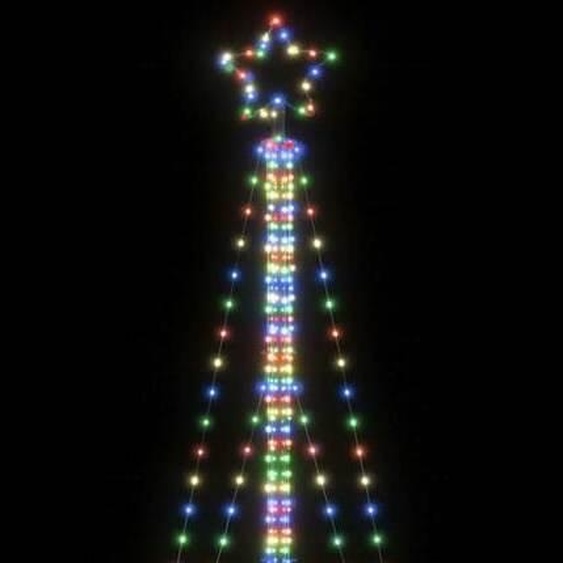 Élégant style LED Sapin de Noël 525 LED Multicolore 302 cm - Sapins de Noël artificiels Hommie6183086 1parcel