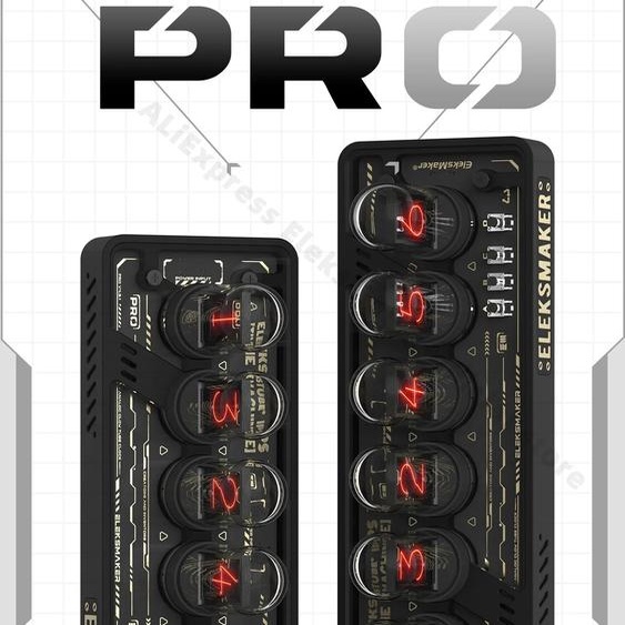 EleksMaker EleksTube IPS 6 bits IPS rétro brille analogique Nixie Tube elekstube horloge