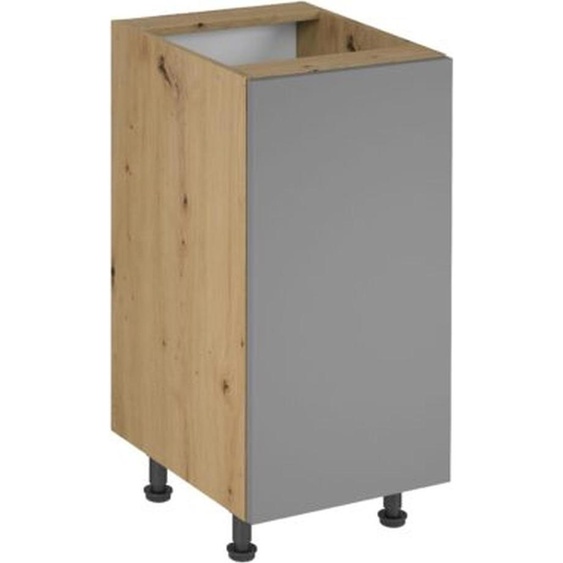 Elément bas Elément bas sur pied avec étagère centrale Armoire de cuisine Cuisine intégrée